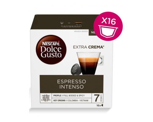 Cápsulas dolce gusto espresso intenso descaf. 16 unidades