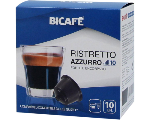Cápsulas Café Dolce Gusto * Ristretto Azzurro Bicafé 10 Un