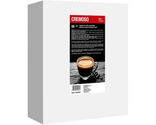 Cápsulas Café Compatíveis Lavazza Espresso Point Cremoso Italian Coffee 50 Un
