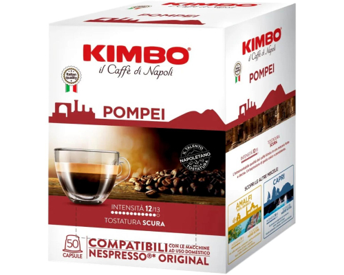 Café Cápsulas Nespresso * Pompei Kimbo 50 Un