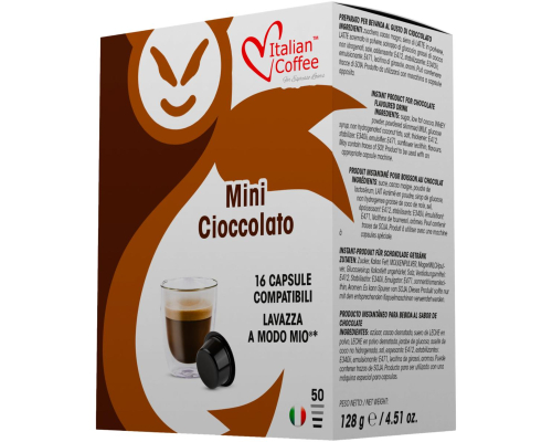 Cápsulas Chocolate Compatíveis Lavazza A Modo Mio Italian Coffee 16 Un