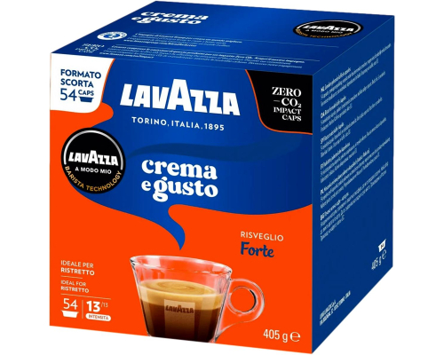 Cápsulas Café Lavazza A Modo Mio Crema e Gusto Forte 54 Un