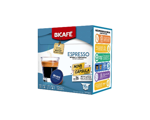 Cápsulas Café Dolce Gusto * Espresso Bicafé 16 Un (Consumir de preferência antes de 30/06/2024)